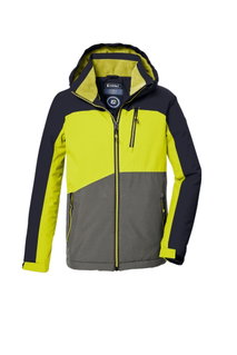 Killtec Winterjacke Kow 370 mit Kapuze und Schneefang (wind- und wasserdicht, atmungsaktiv, PFC-frei) dunkelnavy Kinder
